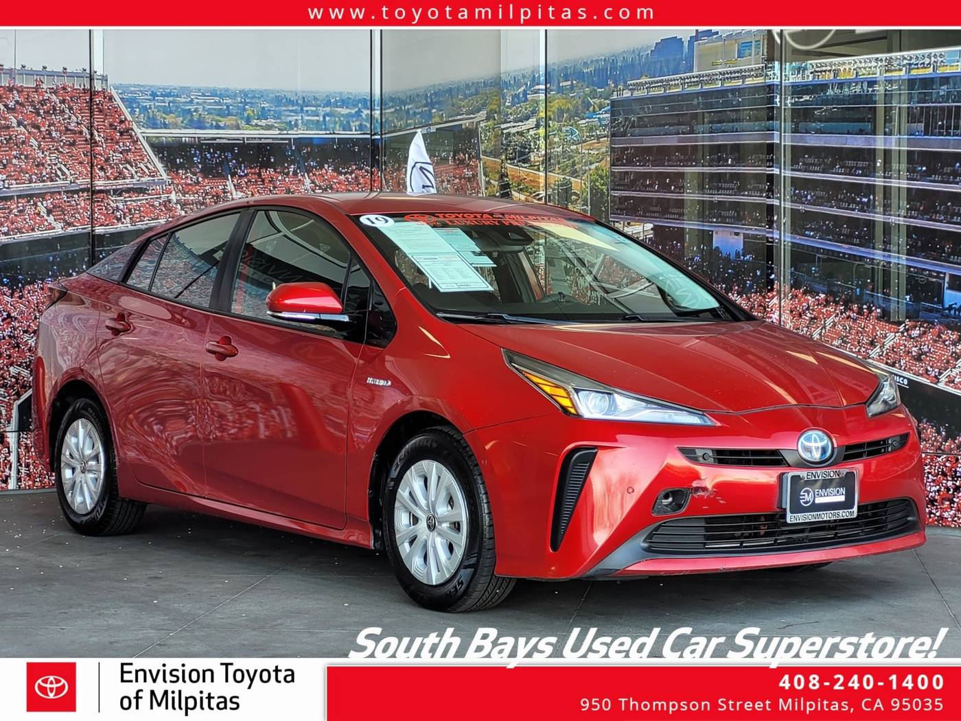 2019 Toyota Prius LE — Hatchback — 252,038 mi — Milpitas, CA