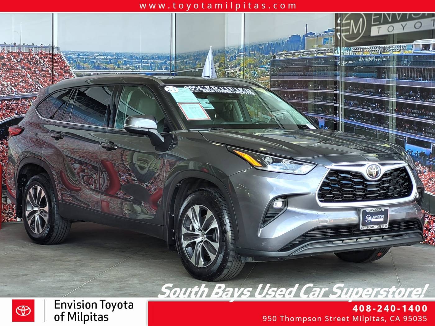 2021 Toyota Highlander XLE — SUV — 54,482 mi — Milpitas, CA