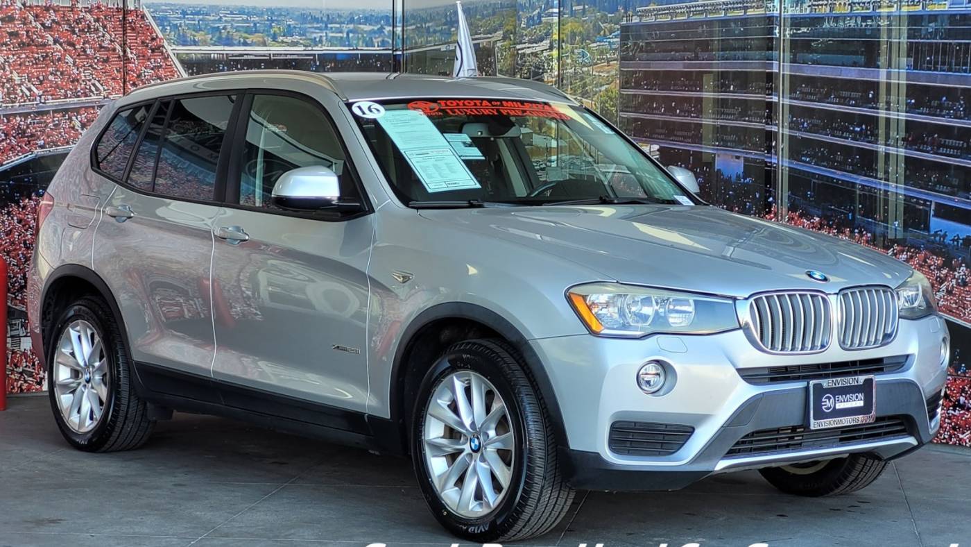 2016 BMW X3 28i — SUV — 77,494 mi — Milpitas, CA