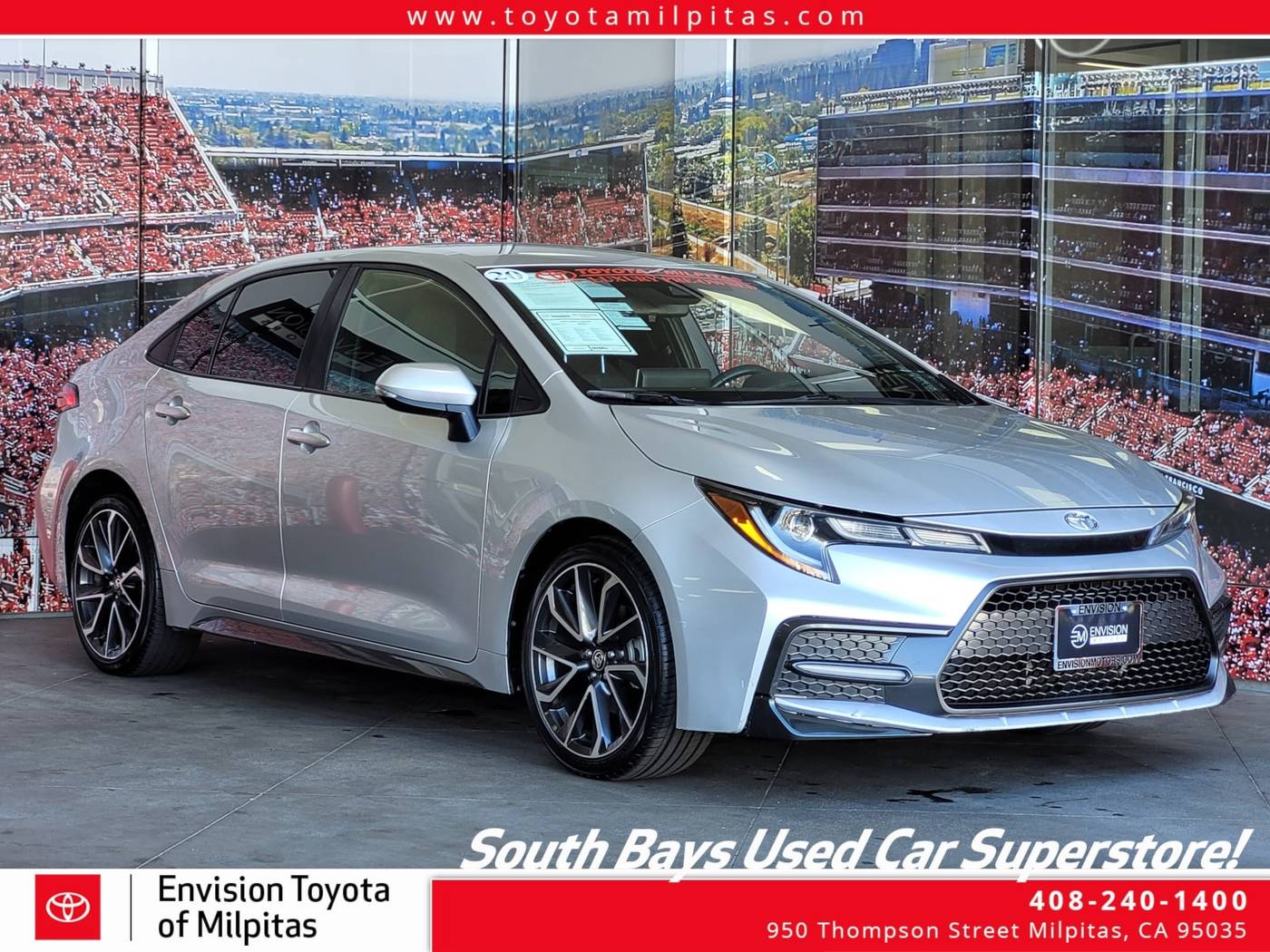 2020 Toyota Corolla SE — Sedan — 62,009 mi — Milpitas, CA