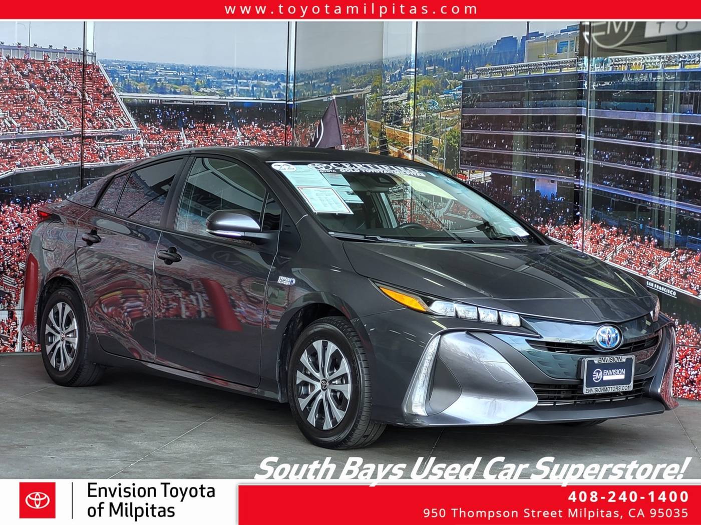 2022 Toyota Prius Prime XLE — Hatchback — 36,658 mi — Milpitas, CA