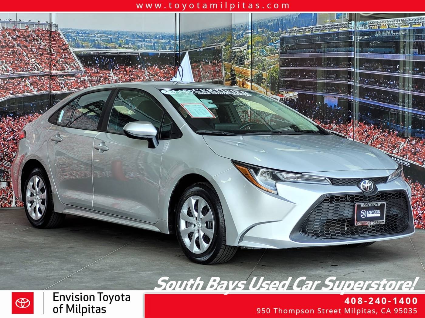 2022 Toyota Corolla LE — Sedan — 67,044 mi — Milpitas, CA