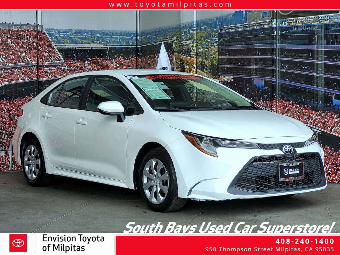 2022 Toyota Corolla LE — Sedan — 39,197 mi — Milpitas, CA
