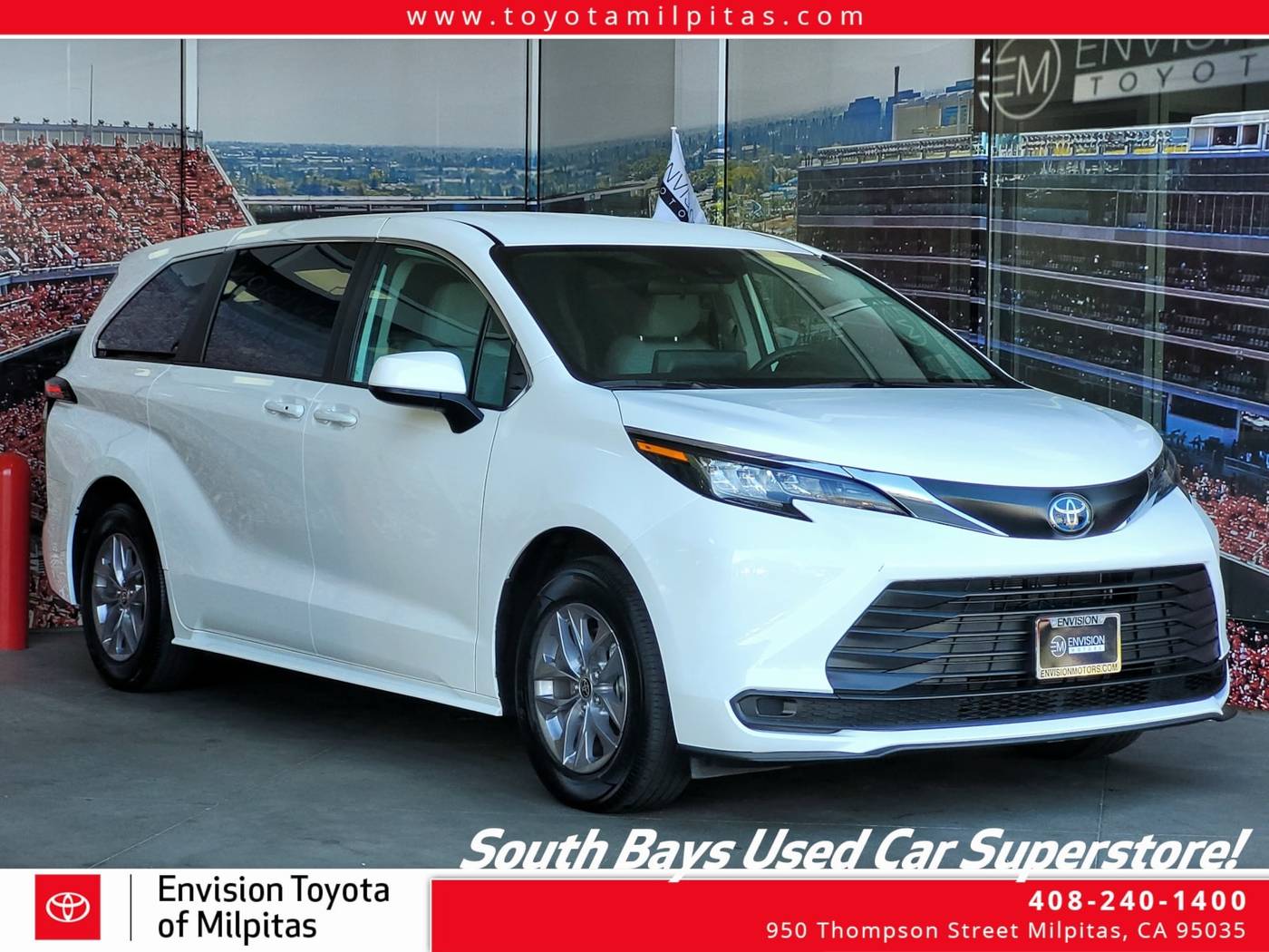 2022 Toyota Sienna LE — Minivan — 19,966 mi — Milpitas, CA