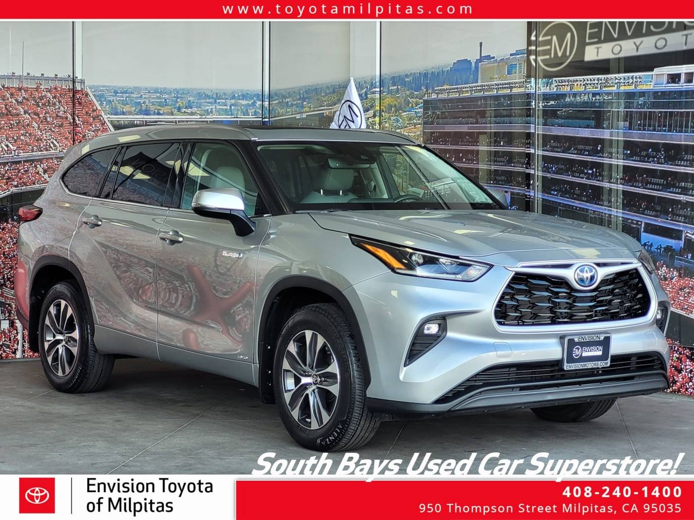 2021 Toyota Highlander Hybrid XLE — SUV — 22,890 mi — Milpitas, CA