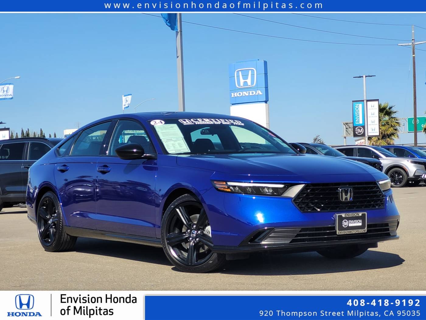 2024 Honda Accord Hybrid Sport-L — Sedan — 8,646 mi — Milpitas, CA