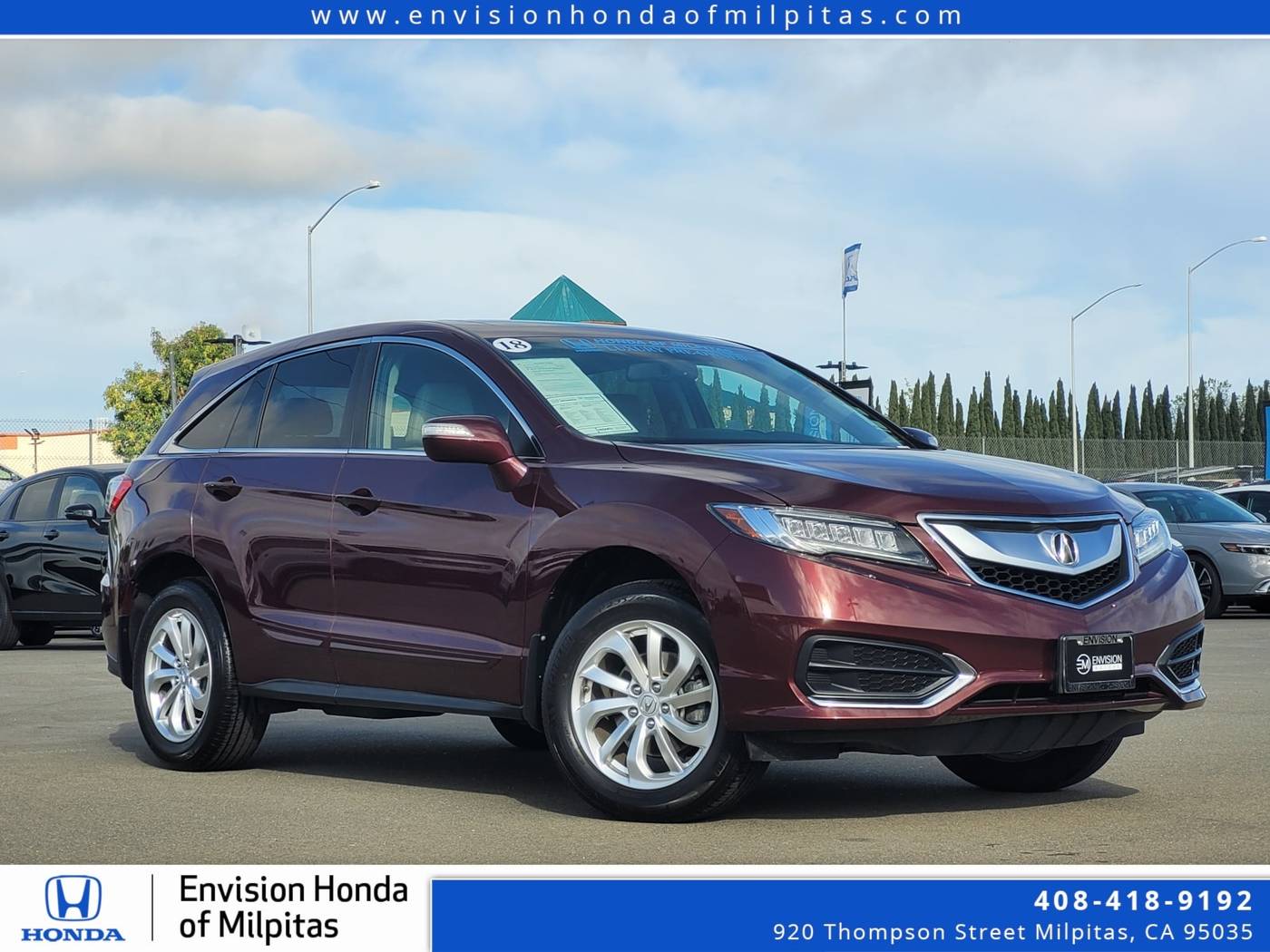 2018 Acura RDX Technology Package — SUV — 34,106 mi — Milpitas, CA