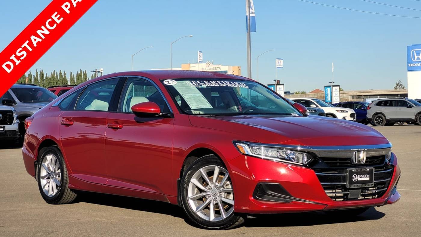 2022 Honda Accord LX — Sedan — 30,738 mi — Milpitas, CA