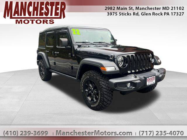 2022 Jeep Wrangler Willys — SUV — 34,306 mi — Manchester, MD