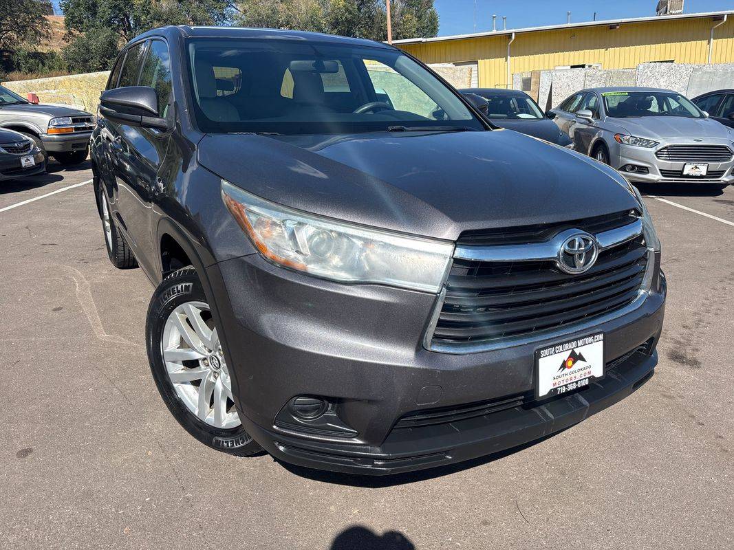 2016 Toyota Highlander LE V6 — SUV — 81,134 mi — Colorado Springs, CO