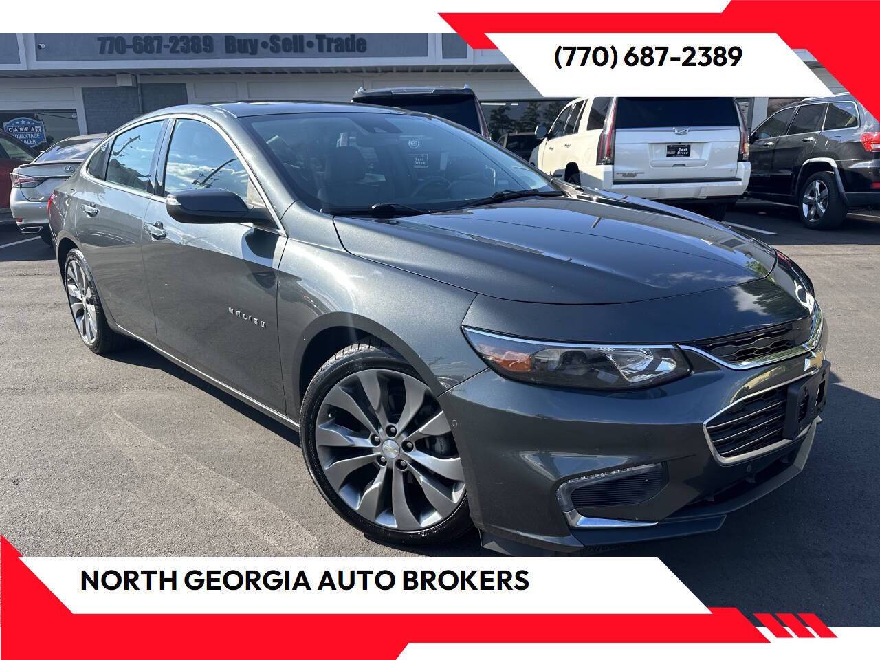 2016 Chevrolet Malibu Premier — Sedan — 57,656 mi — Snellville, GA