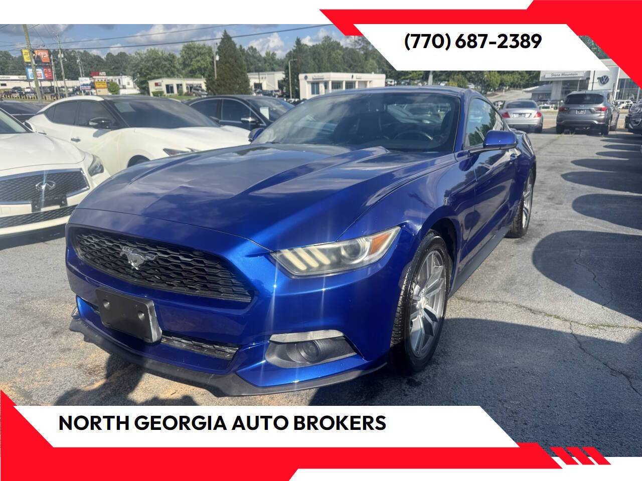 2015 Ford Mustang EcoBoost Premium — Coupe — 136,490 mi — Snellville, GA