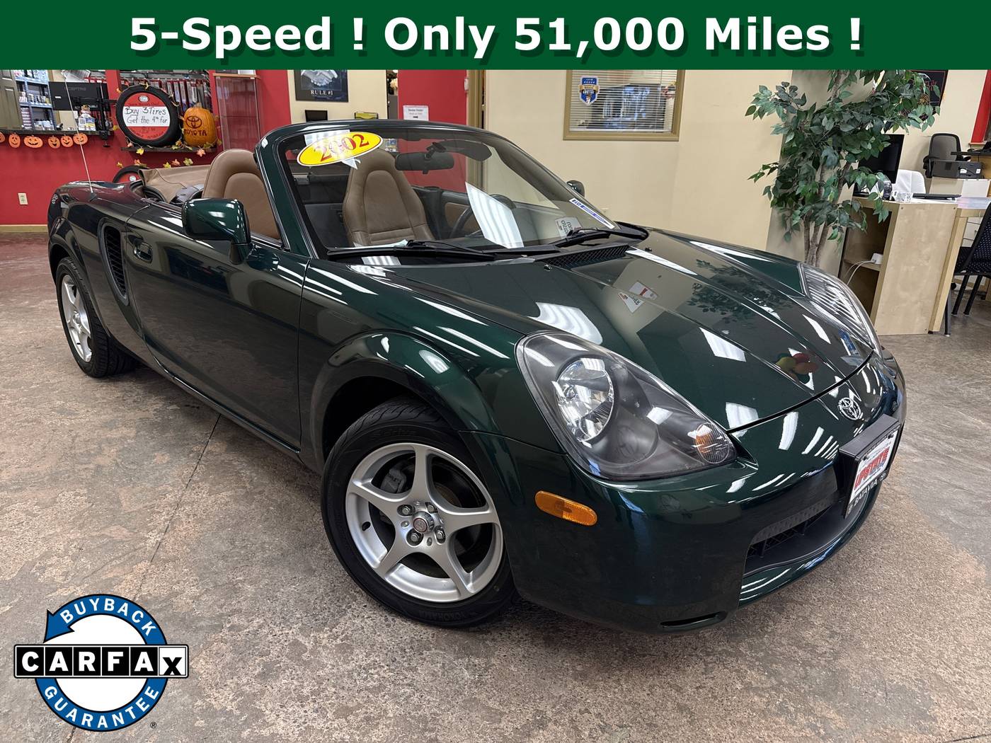 2002 Toyota MR2 Spyder Base — Convertible — 51,054 mi — Batavia, NY