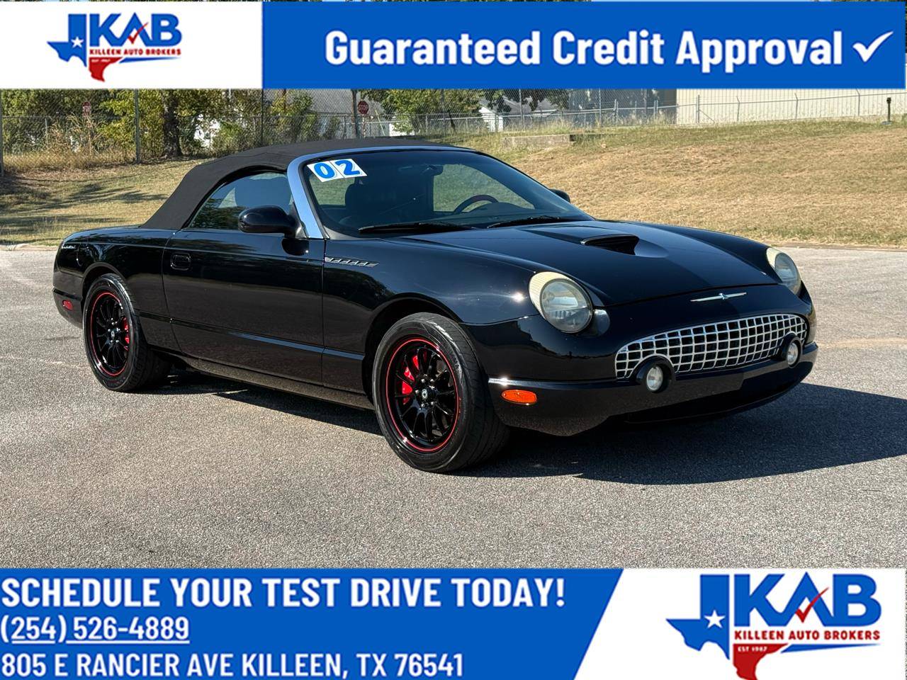2002 Ford Thunderbird Deluxe — Convertible — 98,020 mi — Killeen, TX