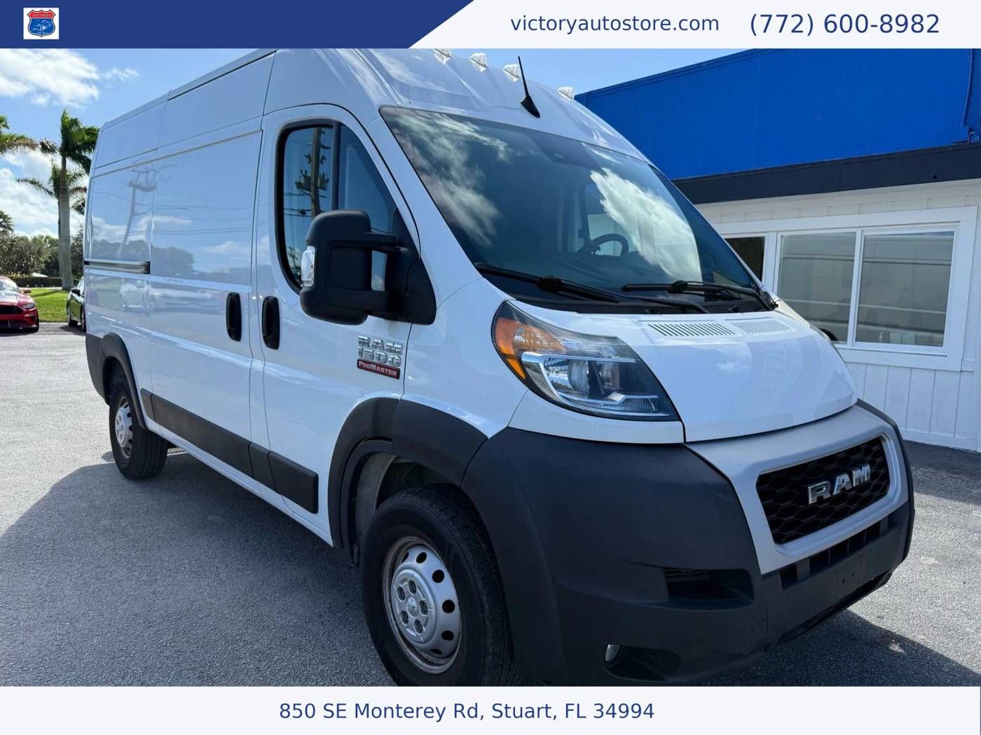 2022 Ram ProMaster Cargo Van 1500 — Cargo Van — 65,201 mi — Stuart, FL