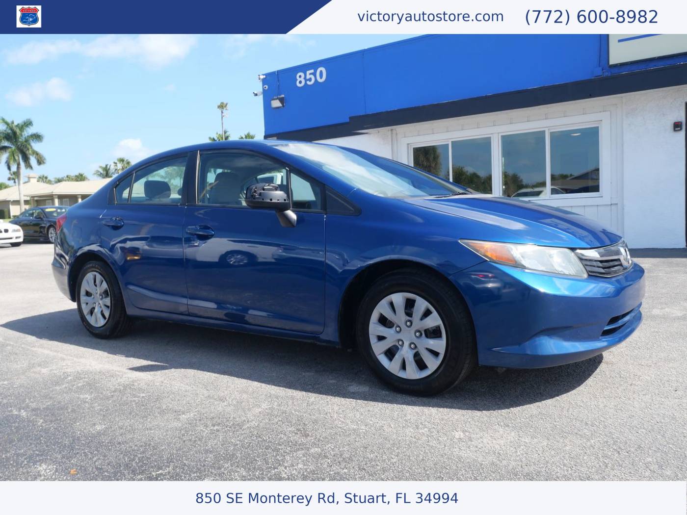 2012 Honda Civic LX — Sedan — 191,168 mi — Stuart, FL
