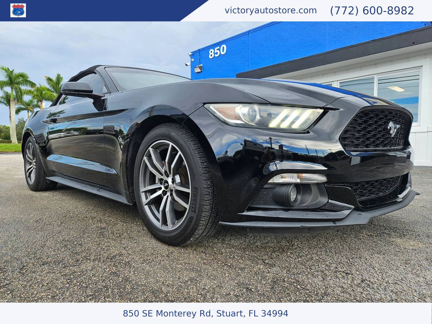 2015 Ford Mustang EcoBoost Premium — Convertible — 112,087 mi — Stuart, FL