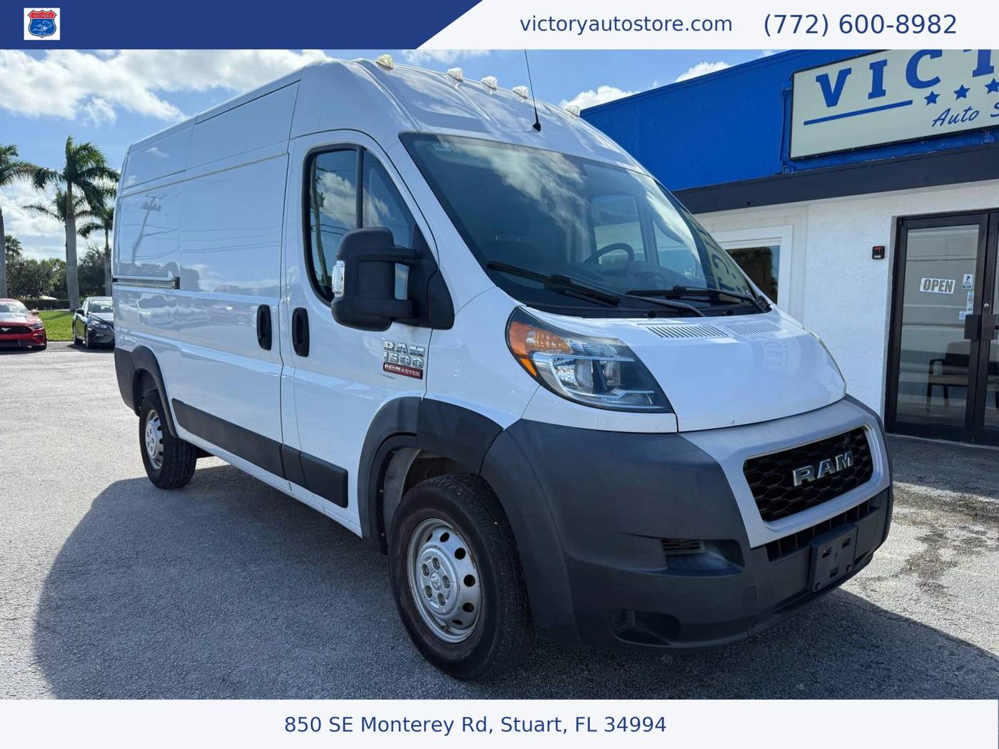 2020 Ram ProMaster Cargo Van 1500 — Cargo Van — 86,140 mi — Stuart, FL