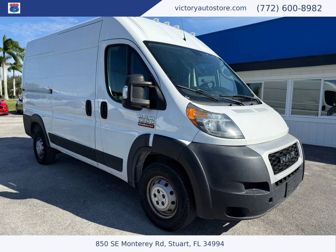 2019 Ram ProMaster Cargo Van 1500 — Cargo Van — 92,560 mi — Stuart, FL