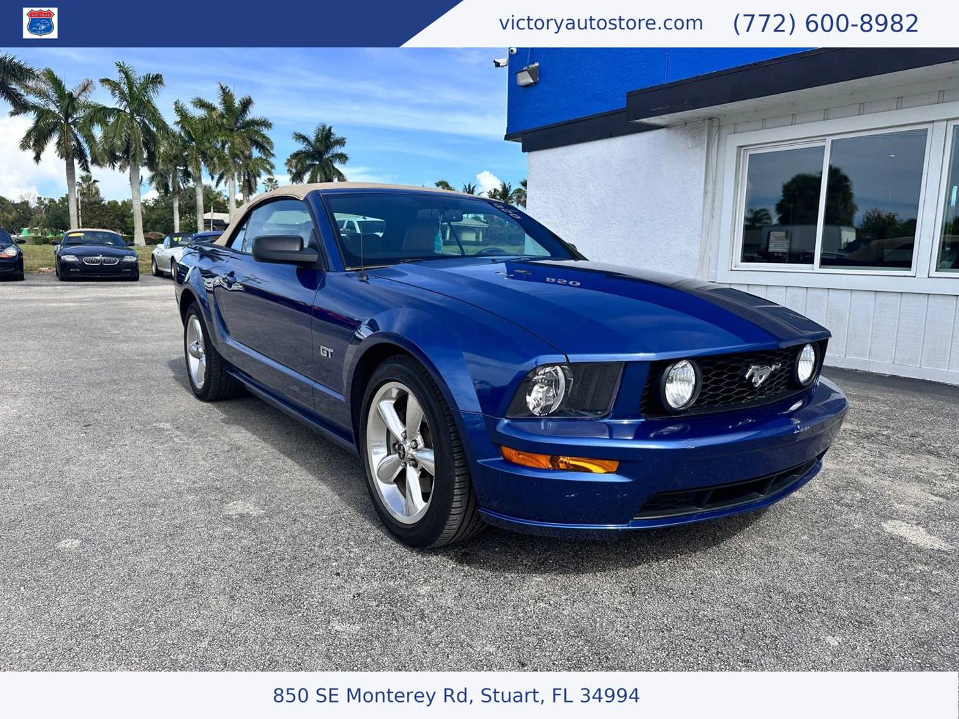 2008 Ford Mustang GT Deluxe — Convertible — 76,816 mi — Stuart, FL