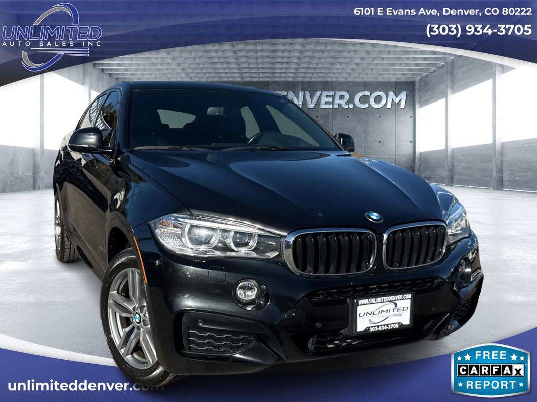 2015 BMW X6 35i — SUV — 74,599 mi — Denver, CO