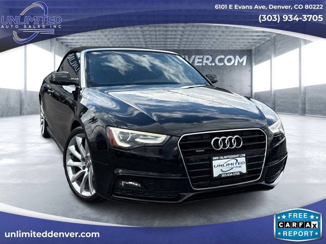 2016 Audi A5 Premium Plus — Convertible — 84,584 mi — Denver, CO