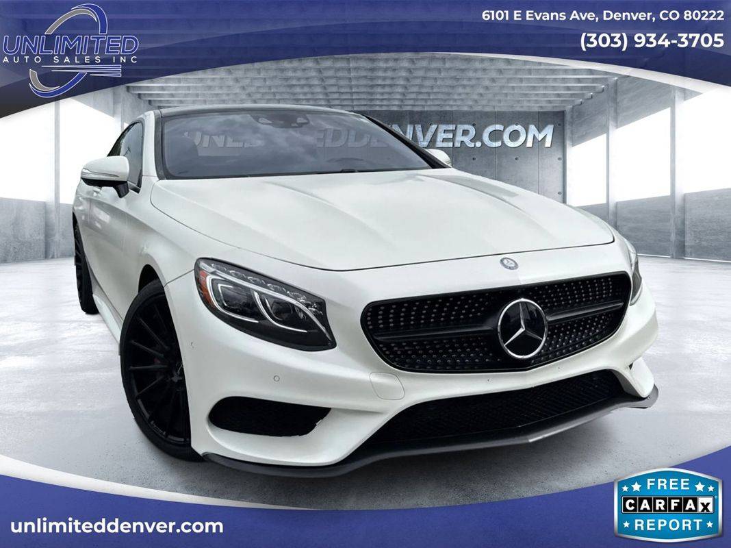 2016 Mercedes-Benz S-Class S 550 — Coupe — 47,106 mi — Denver, CO