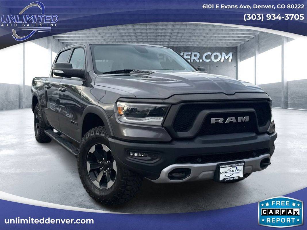 2019 Ram 1500 Rebel — Pickup Truck — 74,003 mi — Denver, CO