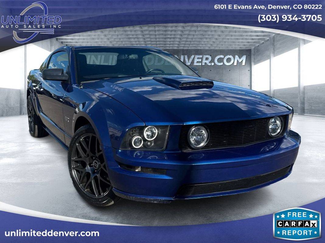 2007 Ford Mustang GT Deluxe — Coupe — 62,608 mi — Denver, CO