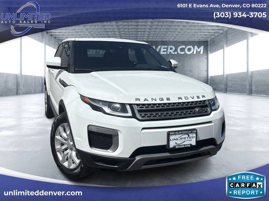 2017 Land Rover Range Rover Evoque SE — SUV — 76,464 mi — Denver, CO