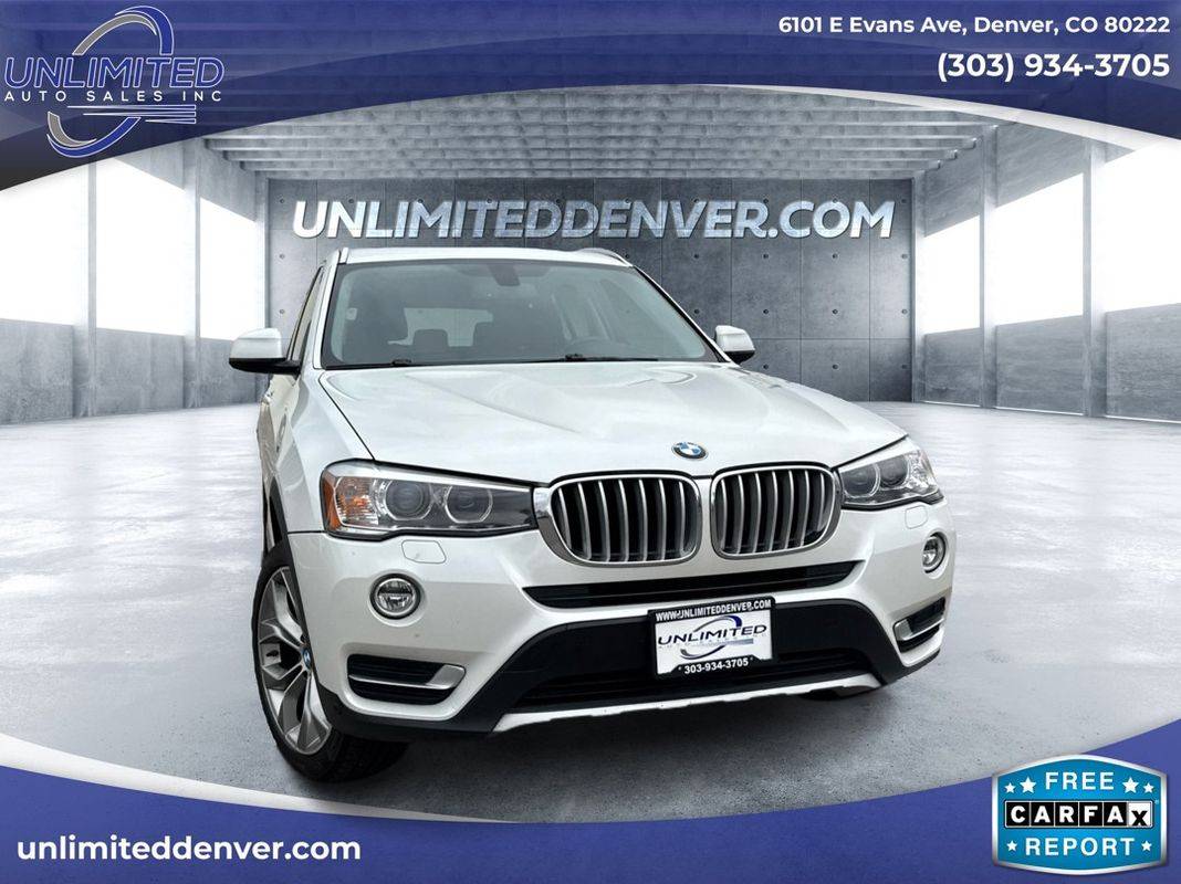 2016 BMW X3 35i — SUV — 86,667 mi — Denver, CO
