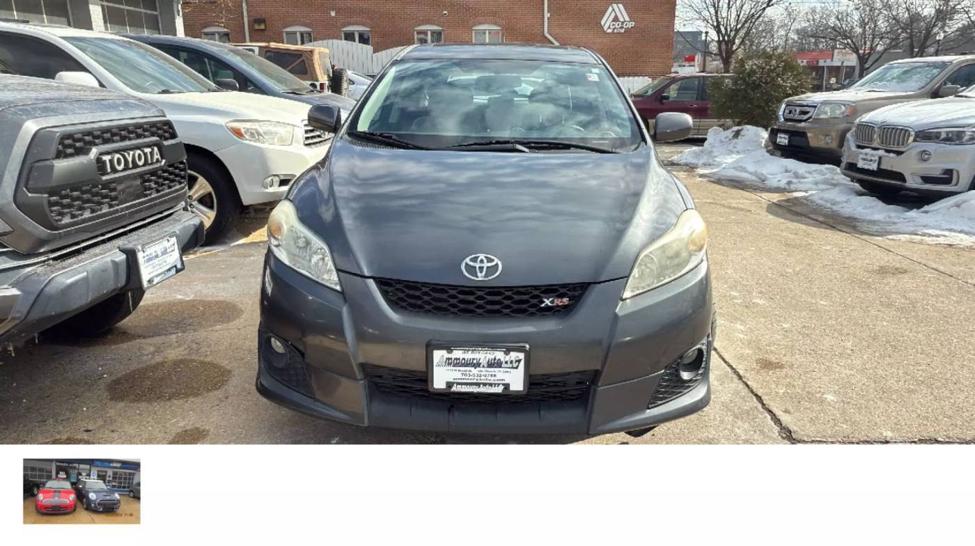 2009 Toyota Matrix XRS — Wagon — 105,250 mi — Falls Church, VA