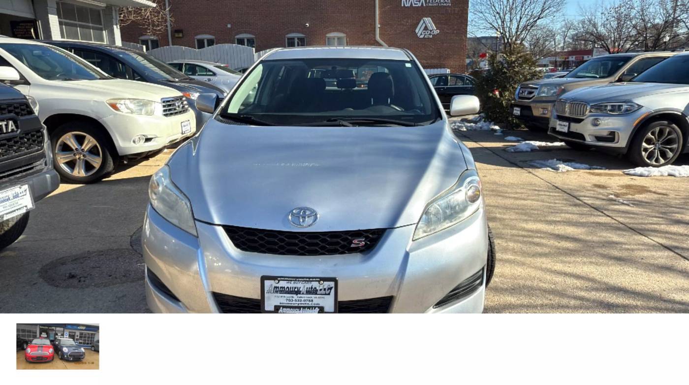 2009 Toyota Matrix S — Wagon — 174,650 mi — Falls Church, VA