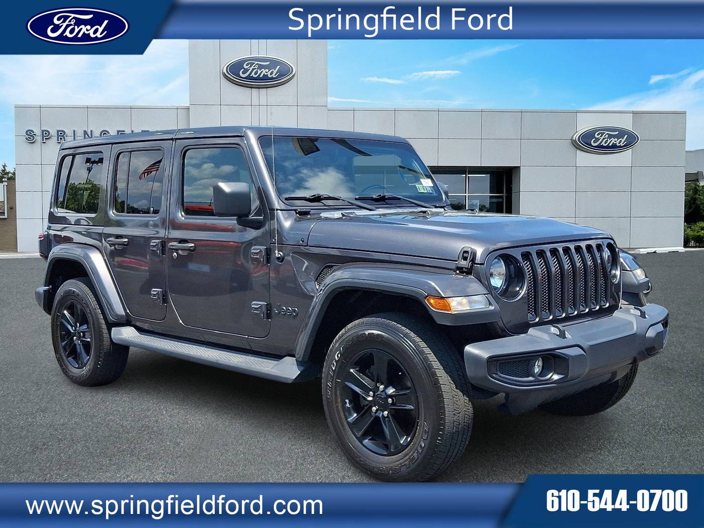 2020 Jeep Wrangler Sahara Altitude — SUV — 67,349 mi — Springfield, PA