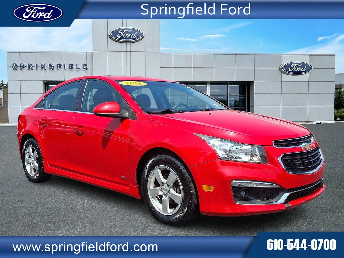 2016 Chevrolet Cruze Limited 1LT — Sedan — 70,549 mi — Springfield, PA