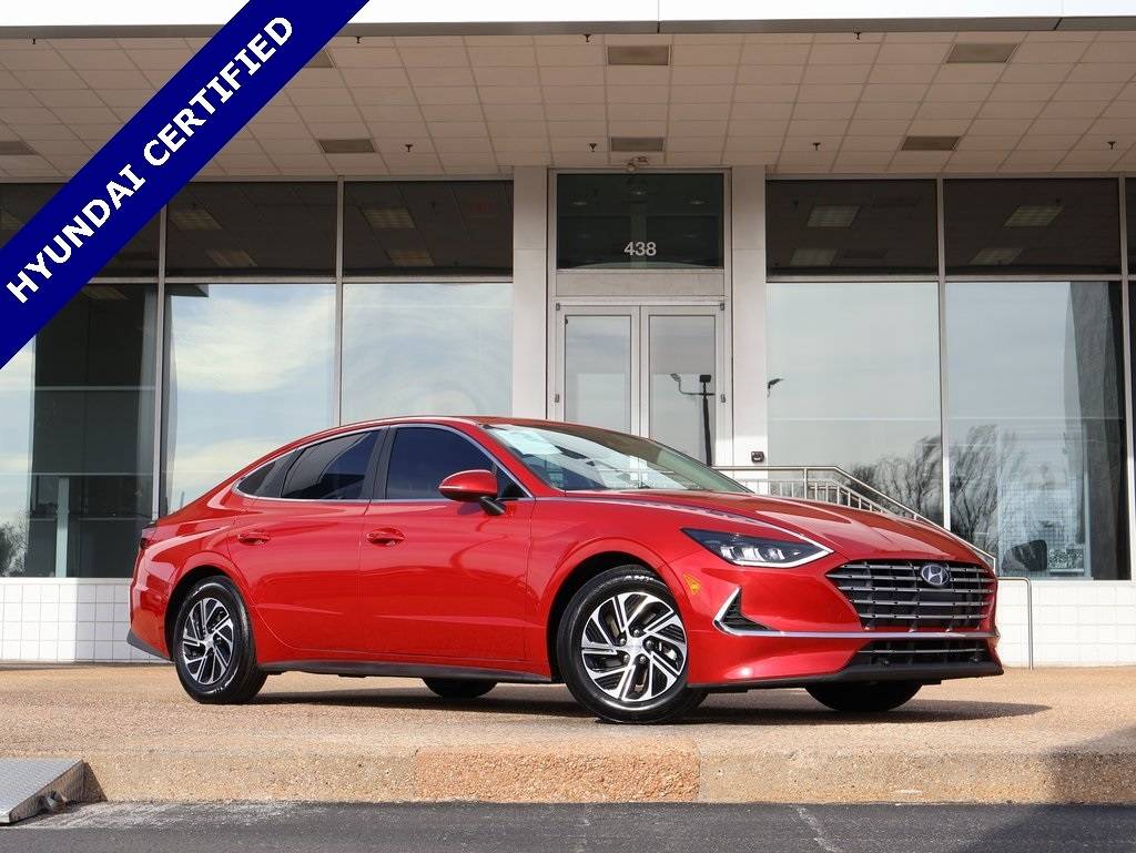 2022 Hyundai Sonata Hybrid Blue — Sedan — 41,709 mi — Springfield, MO