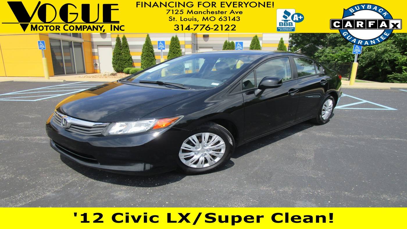 2012 Honda Civic LX — Sedan — 120,361 mi — St. Louis, MO