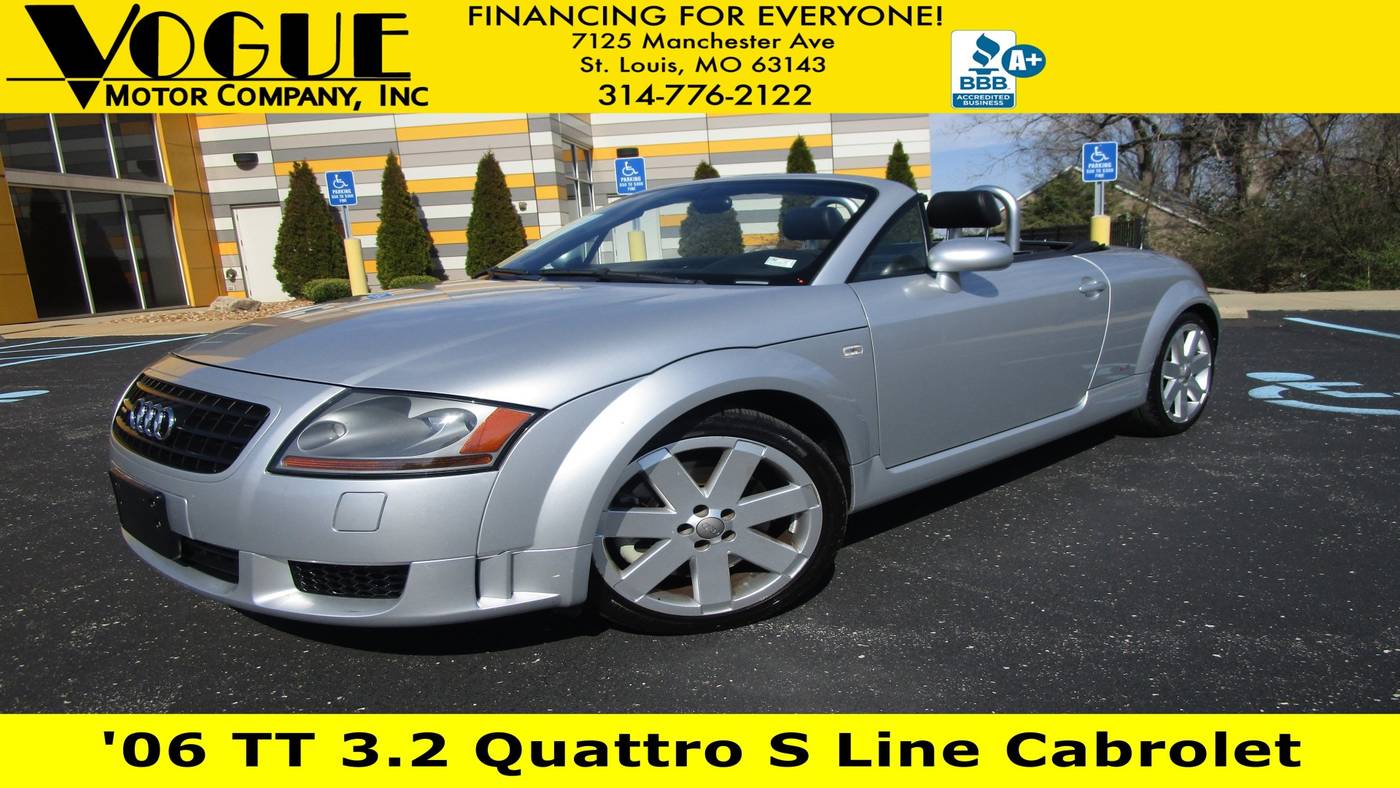2006 Audi TT 3.2L — Convertible — 104,128 mi — St. Louis, MO