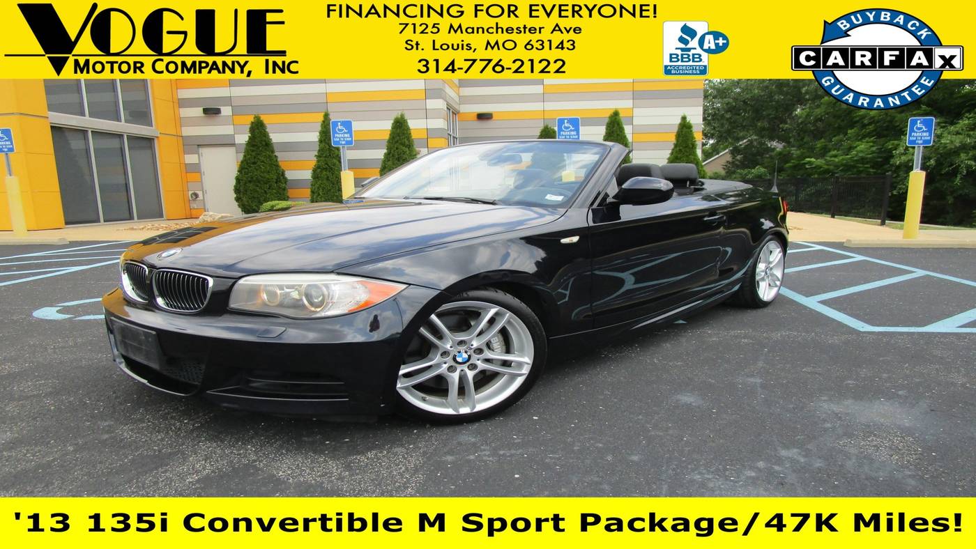 2013 BMW 1 Series 135i — Convertible — 46,983 mi — St. Louis, MO