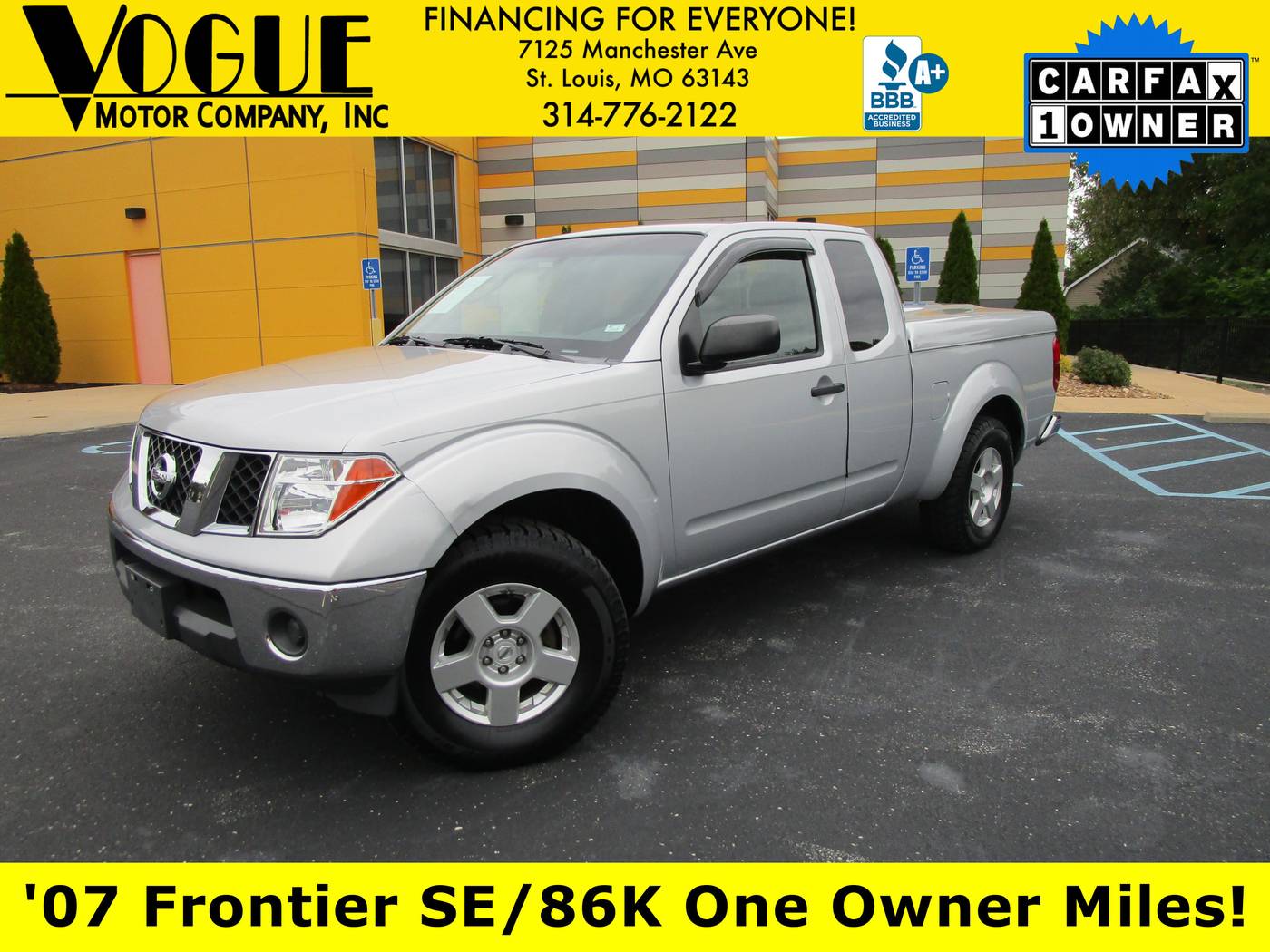 2007 Nissan Frontier SE — Pickup Truck — 86,831 mi — St. Louis, MO