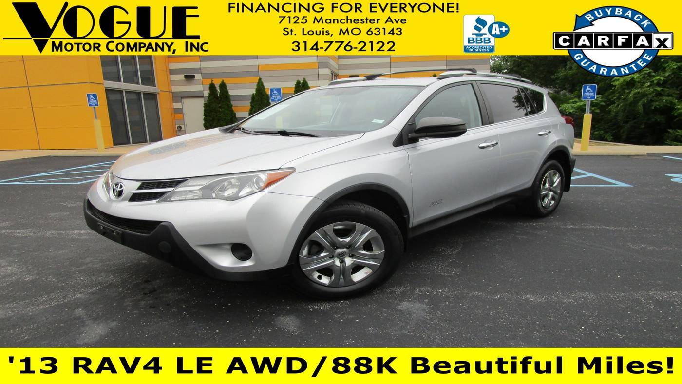 2013 Toyota RAV4 LE — SUV — 88,331 mi — St. Louis, MO