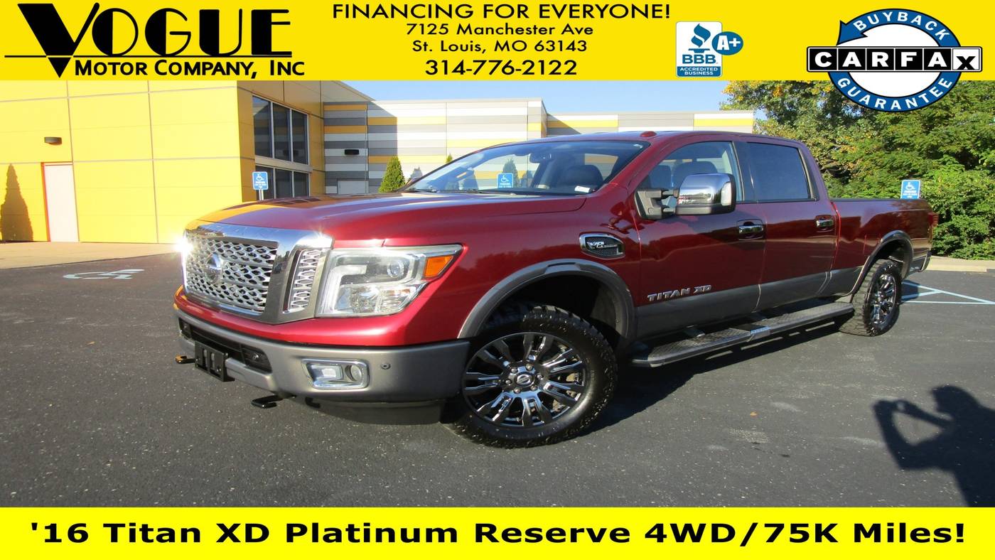 2016 Nissan Titan XD Platinum Reserve — Pickup Truck — 75,153 mi — St. Louis, MO