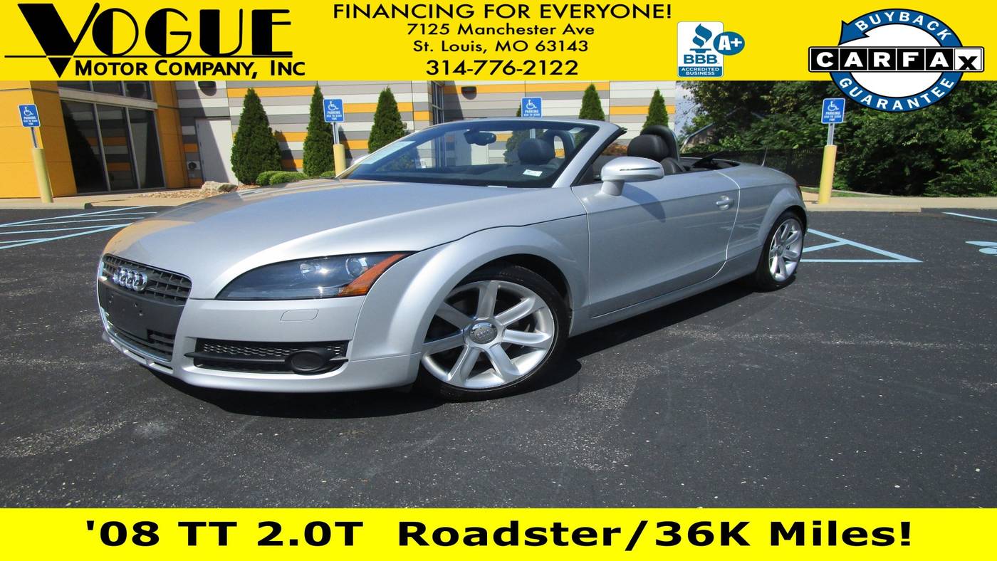 2008 Audi TT 2.0T — Convertible — 36,429 mi — St. Louis, MO
