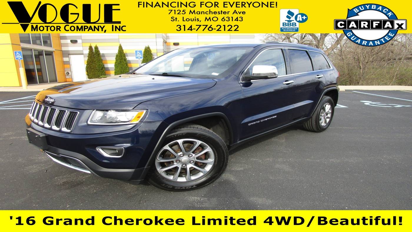2016 Jeep Grand Cherokee Limited — SUV — 92,129 mi — St. Louis, MO