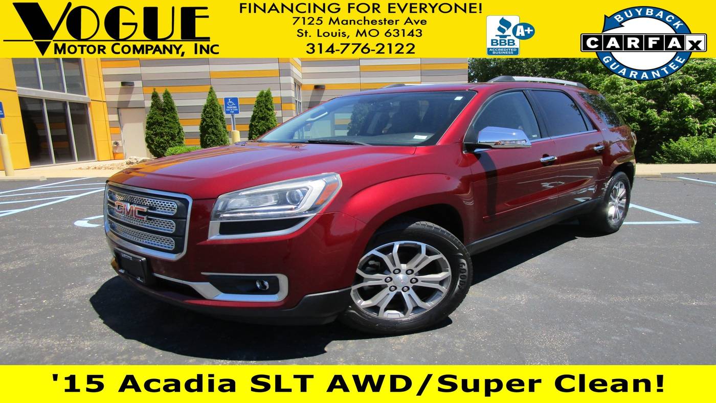 2015 GMC Acadia SLT — SUV — 107,651 mi — St. Louis, MO