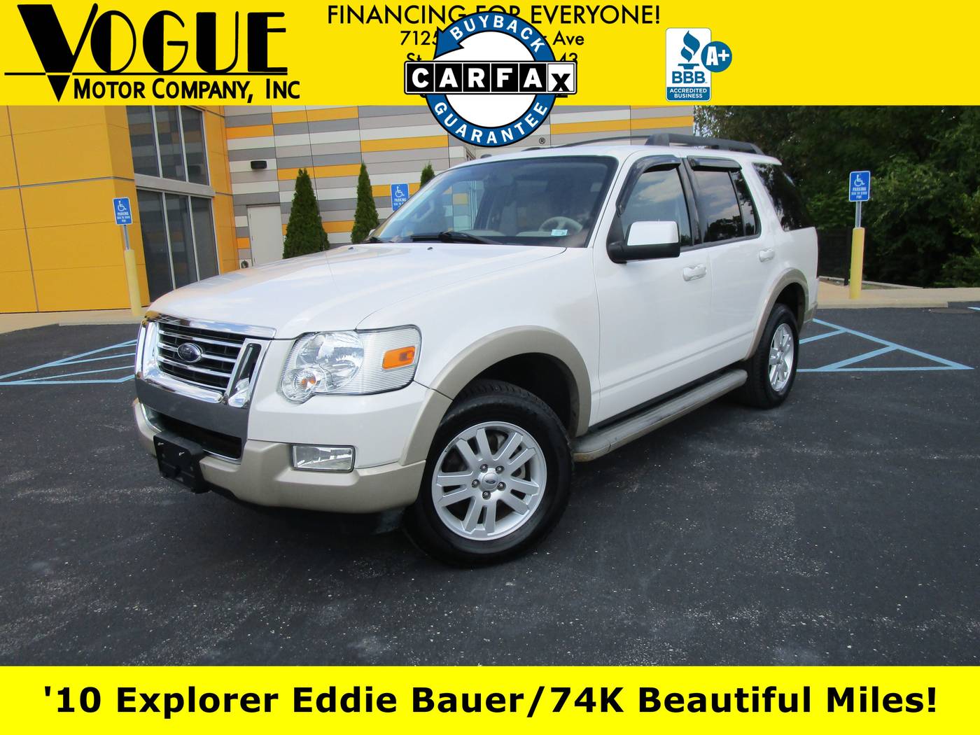 2010 Ford Explorer Eddie Bauer — SUV — 67,103 mi — St. Louis, MO