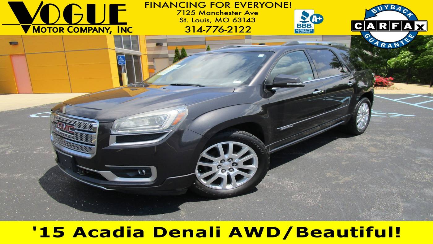 2015 GMC Acadia Denali — SUV — 133,621 mi — St. Louis, MO