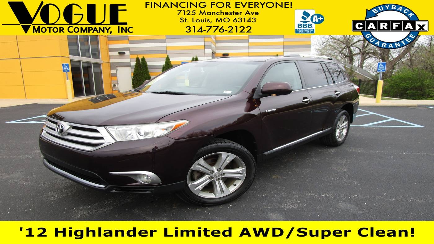 2012 Toyota Highlander Limited — SUV — 122,358 mi — St. Louis, MO