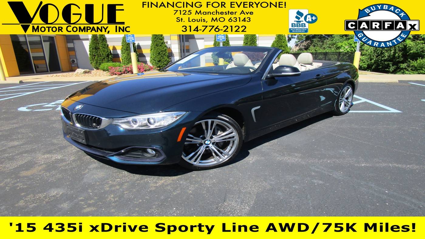 2015 BMW 4 Series 435i — Convertible — 74,549 mi — St. Louis, MO