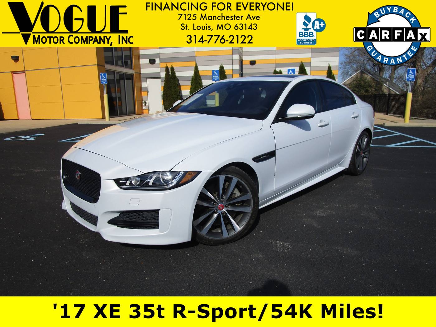 2017 Jaguar XE R-Sport — Sedan — 54,142 mi — St. Louis, MO